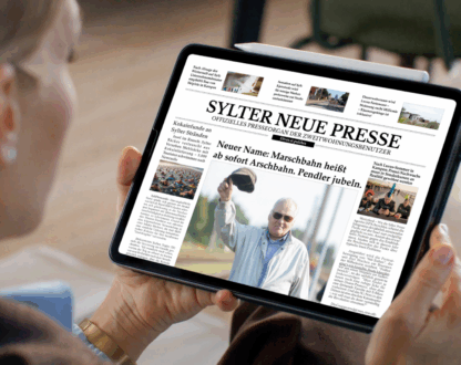12x Sylter Neue Presse - E-Paper Version (Vorbestellung) – Bild 2