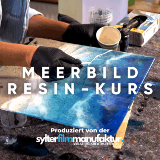 Syltbild: Meerbild Resin-Art Online Kurs