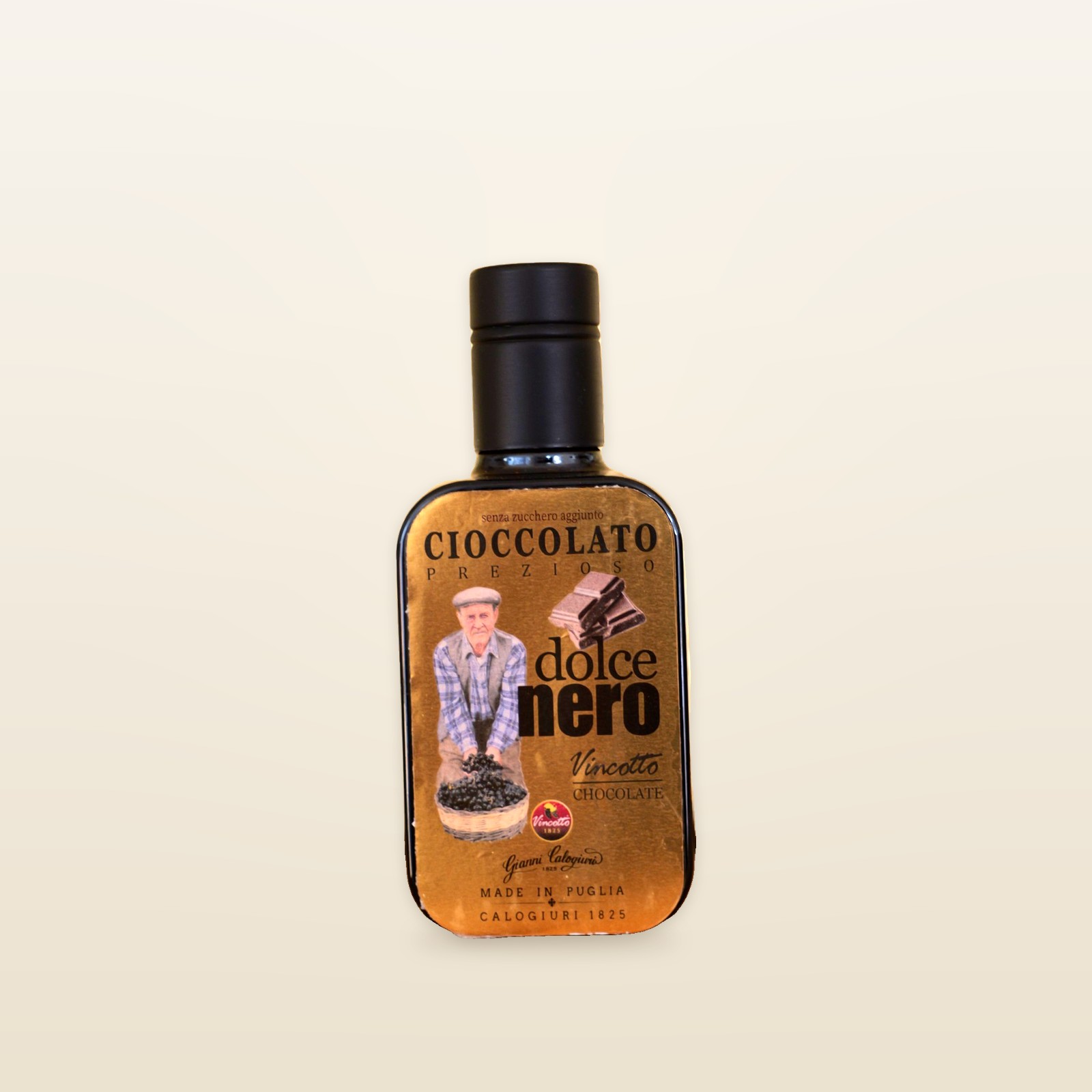 Cioccolato Prezioso dolce nero Vincotto mit Schokolade